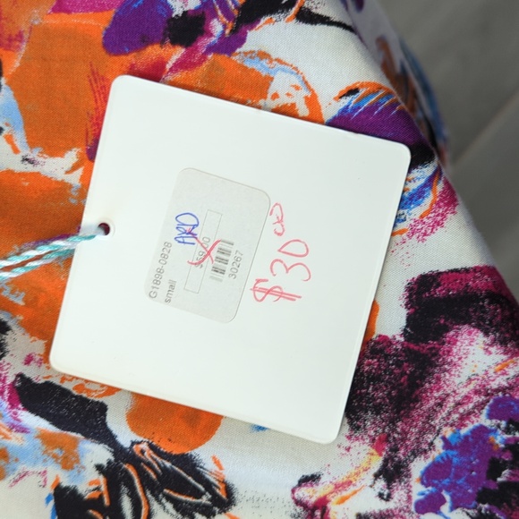 UMGEE USA Floral Boho Multicored Mini Flowy Relaxed Boxy Dress Size Small - Picture 13 of 14